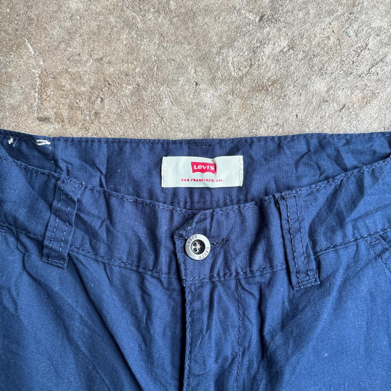 Navy Levi’s Cotton Combat Shorts