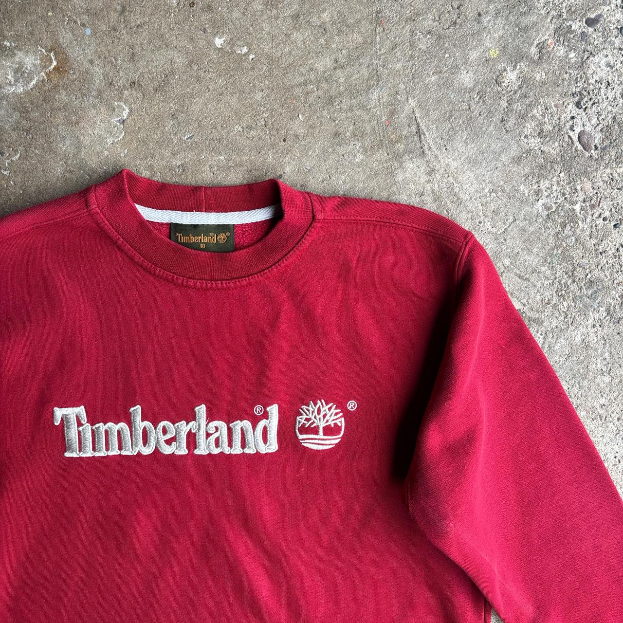 Red Timberland Embroidered Sweatshirt - 10years (kids)