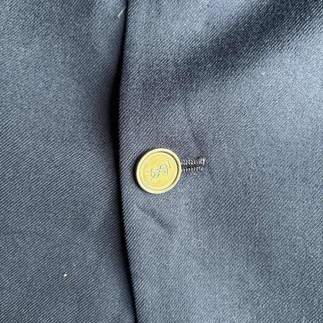 Navy Yves Saint Laurent Blazer Jacket - L
