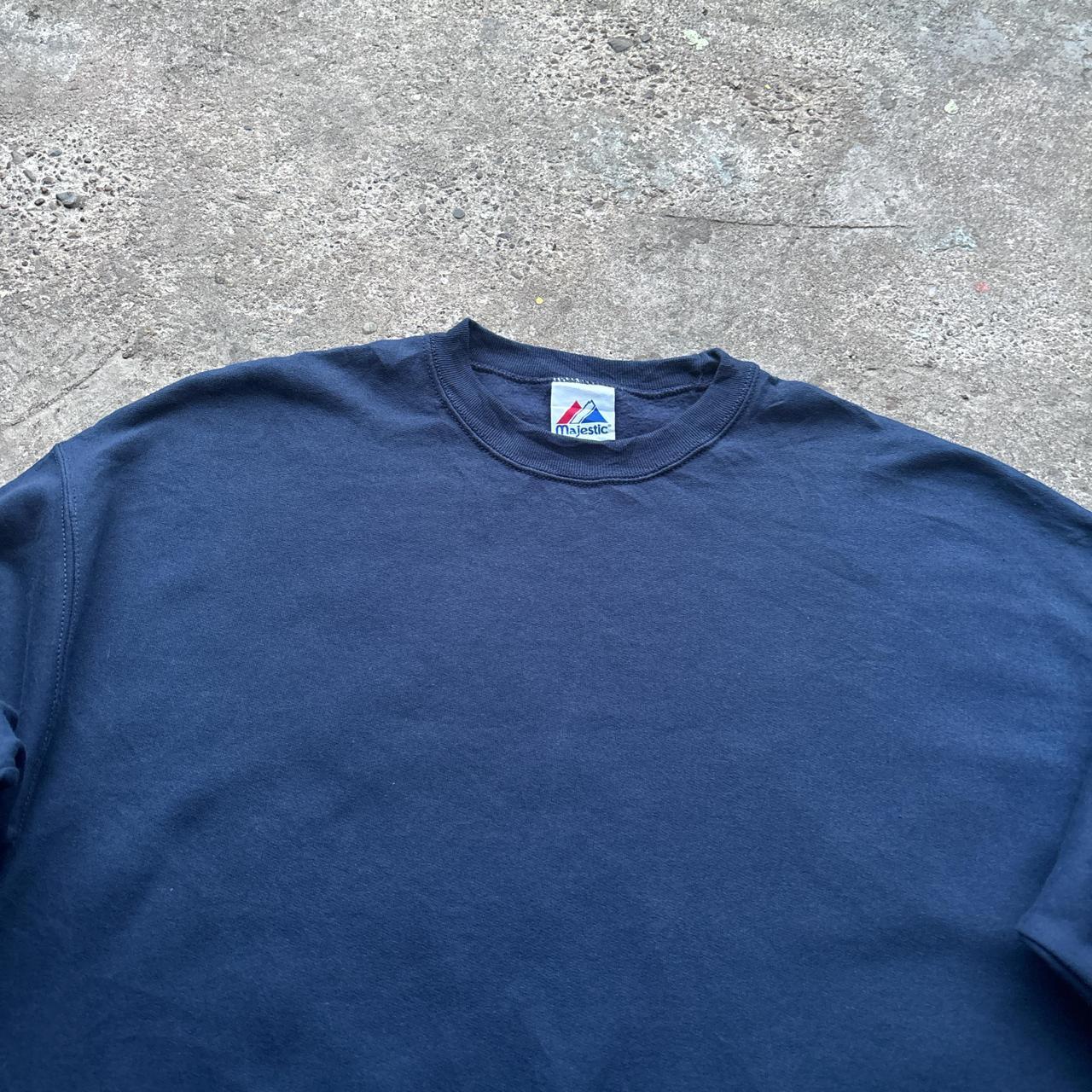 Navy Majestic plain sweatshirt