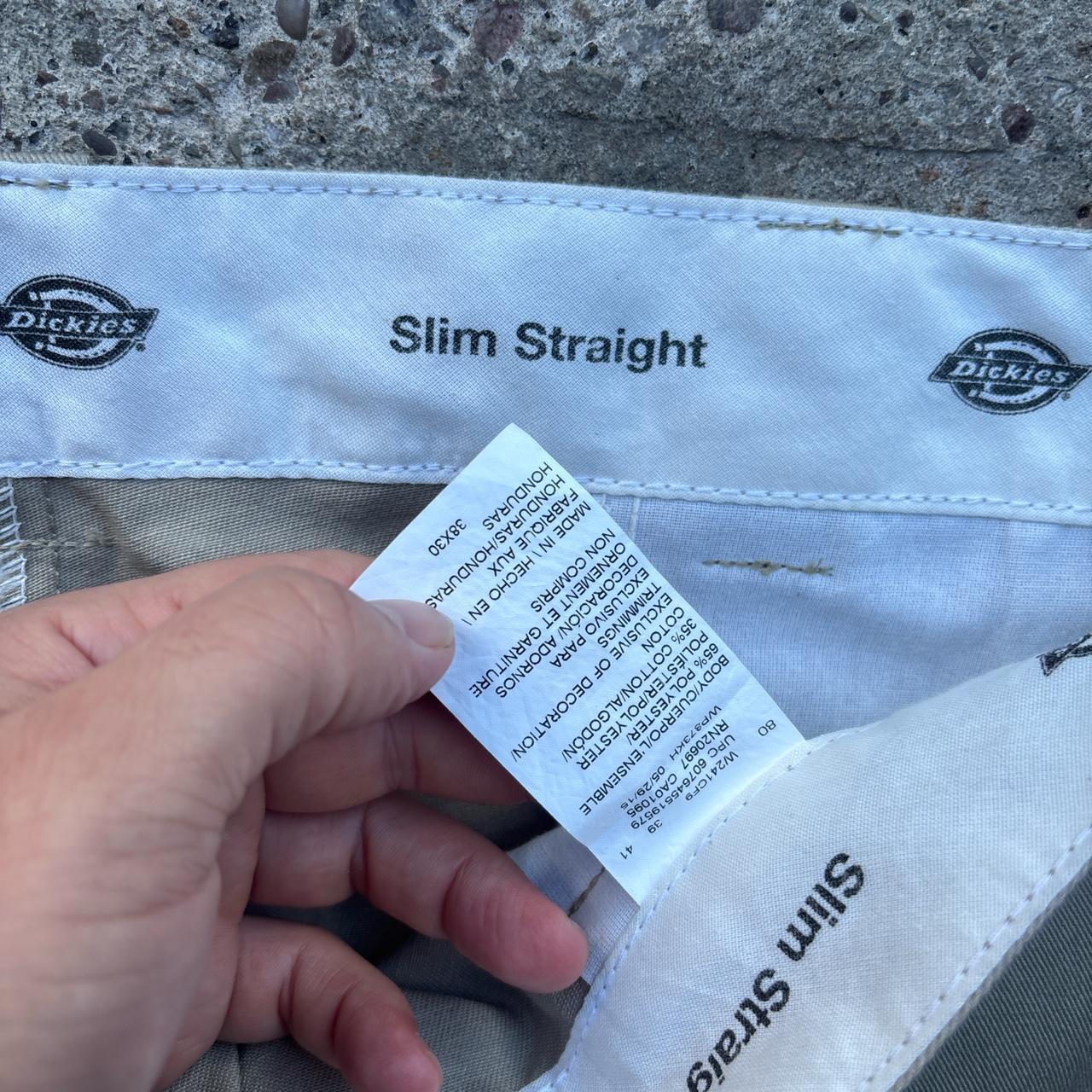Tan Dickies Slim Straight skater trousers - W38