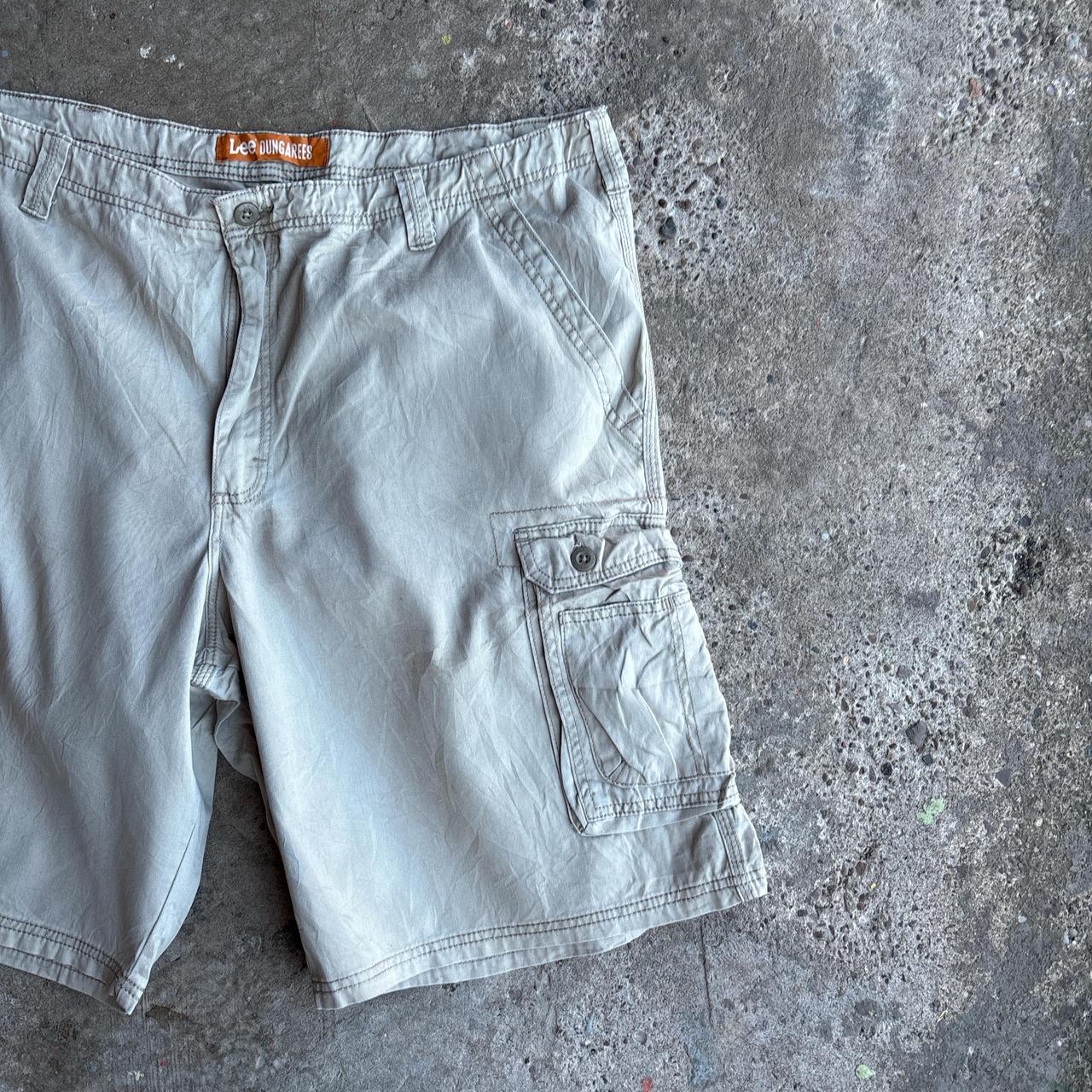 Lee Dungarees Cream Cargo Shorts