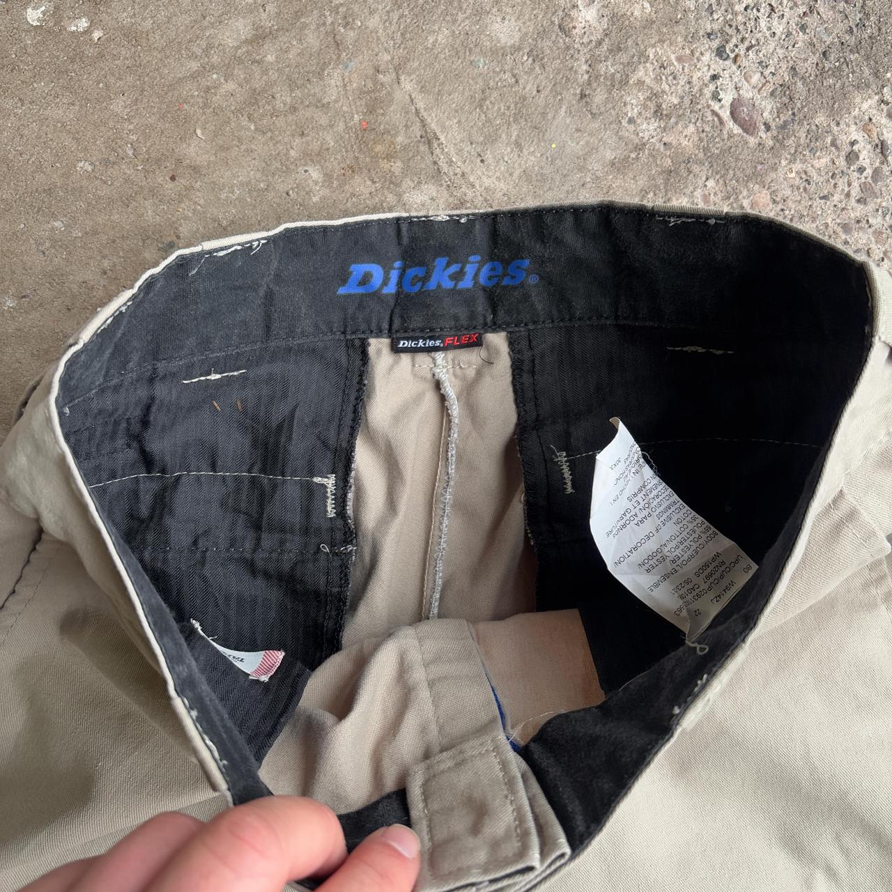 Cream Dickies Flex trousers