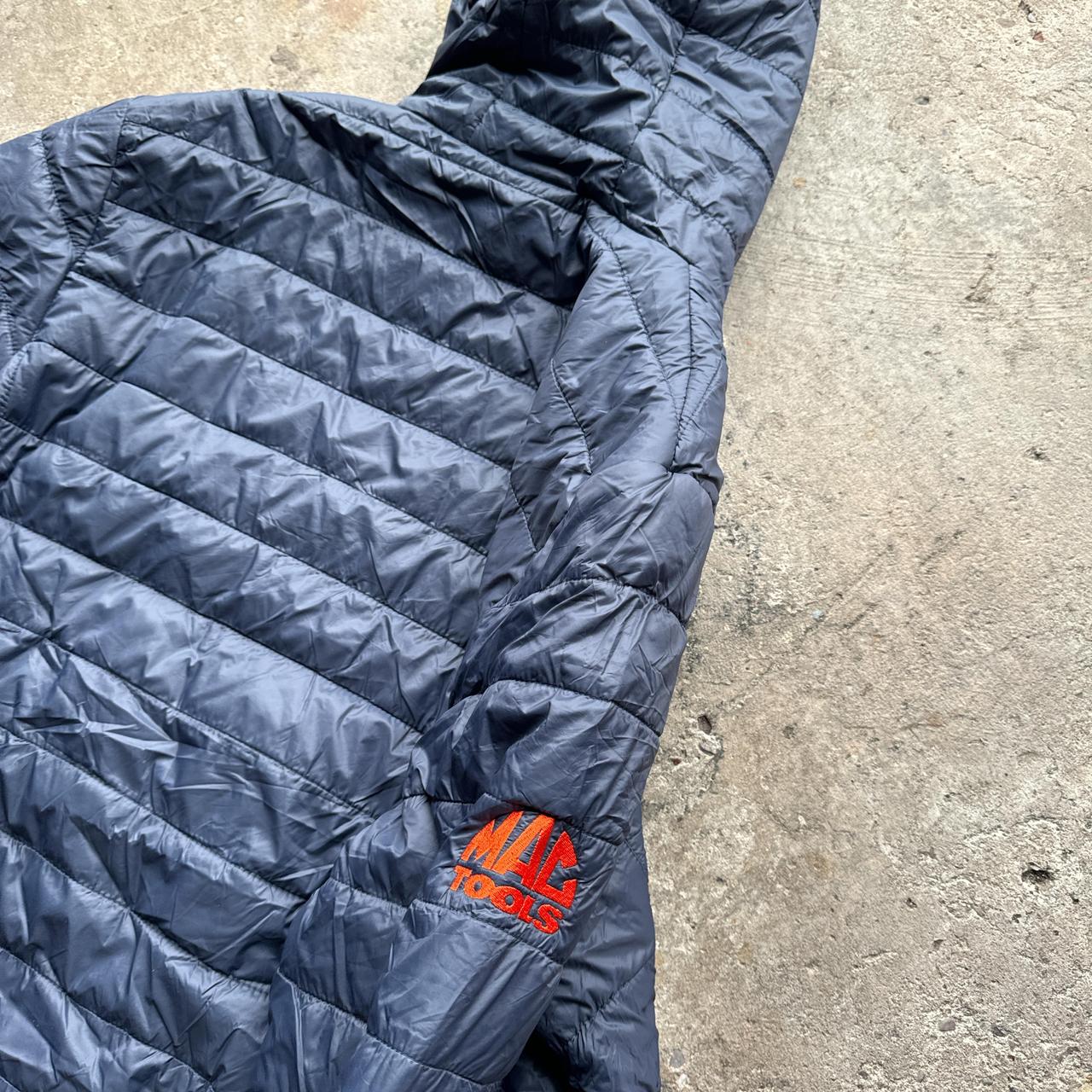 Navy and orange Dickies puffer jacket