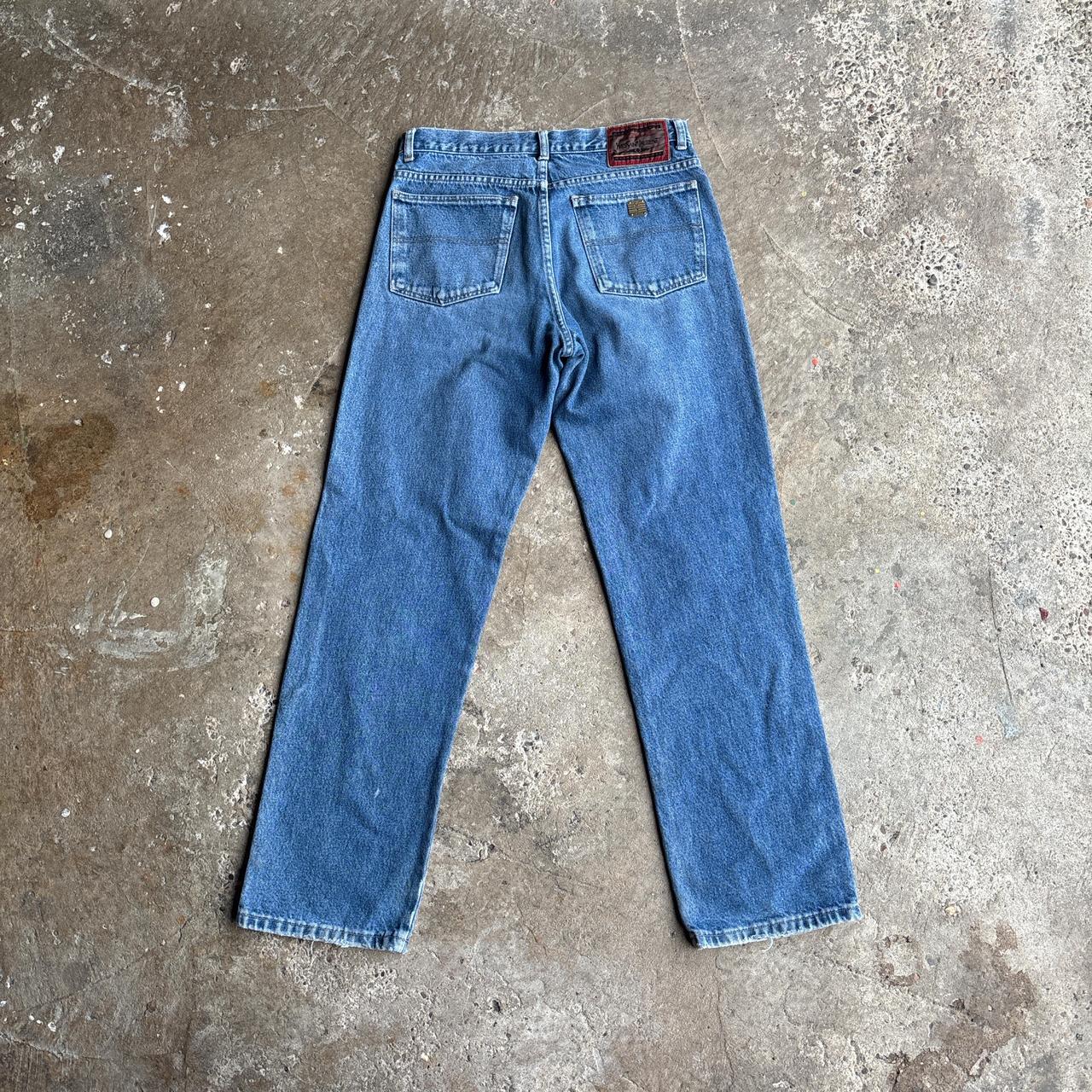 Blue Straight Fit YSL Denim Jeans