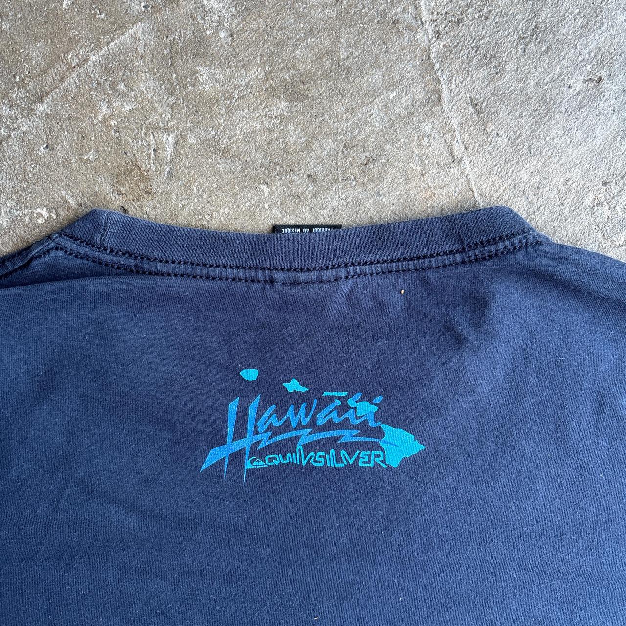 Y2K Navy Quiksilver Graphic T-Shirt