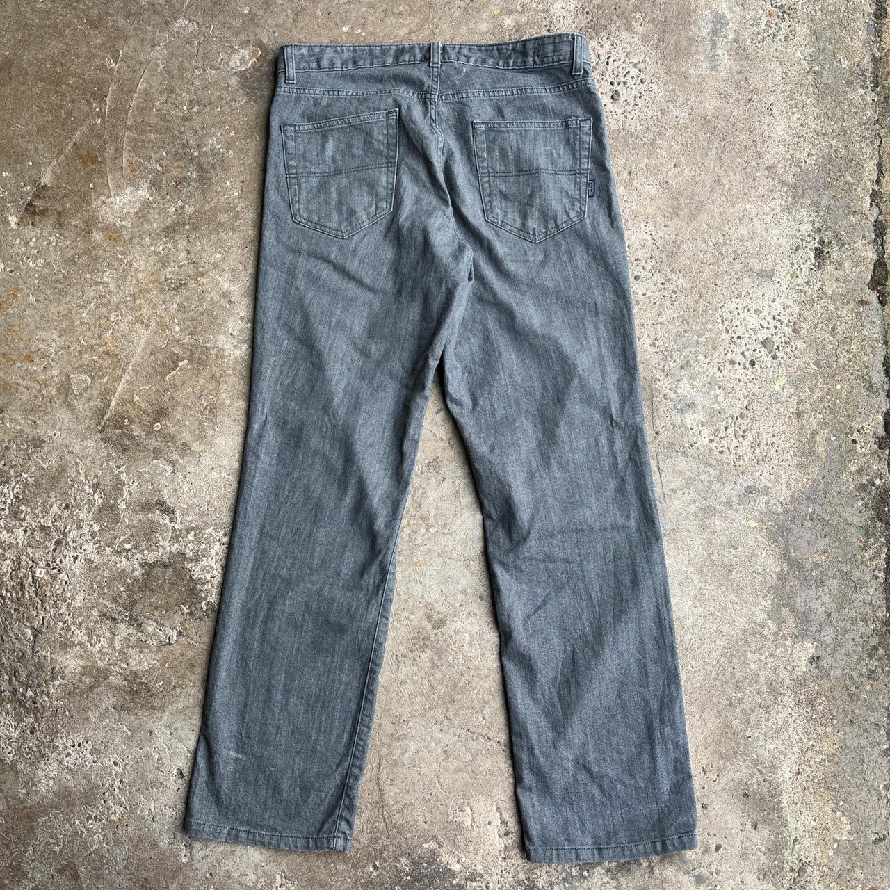 Grey Patagonia denim straight leg jeans