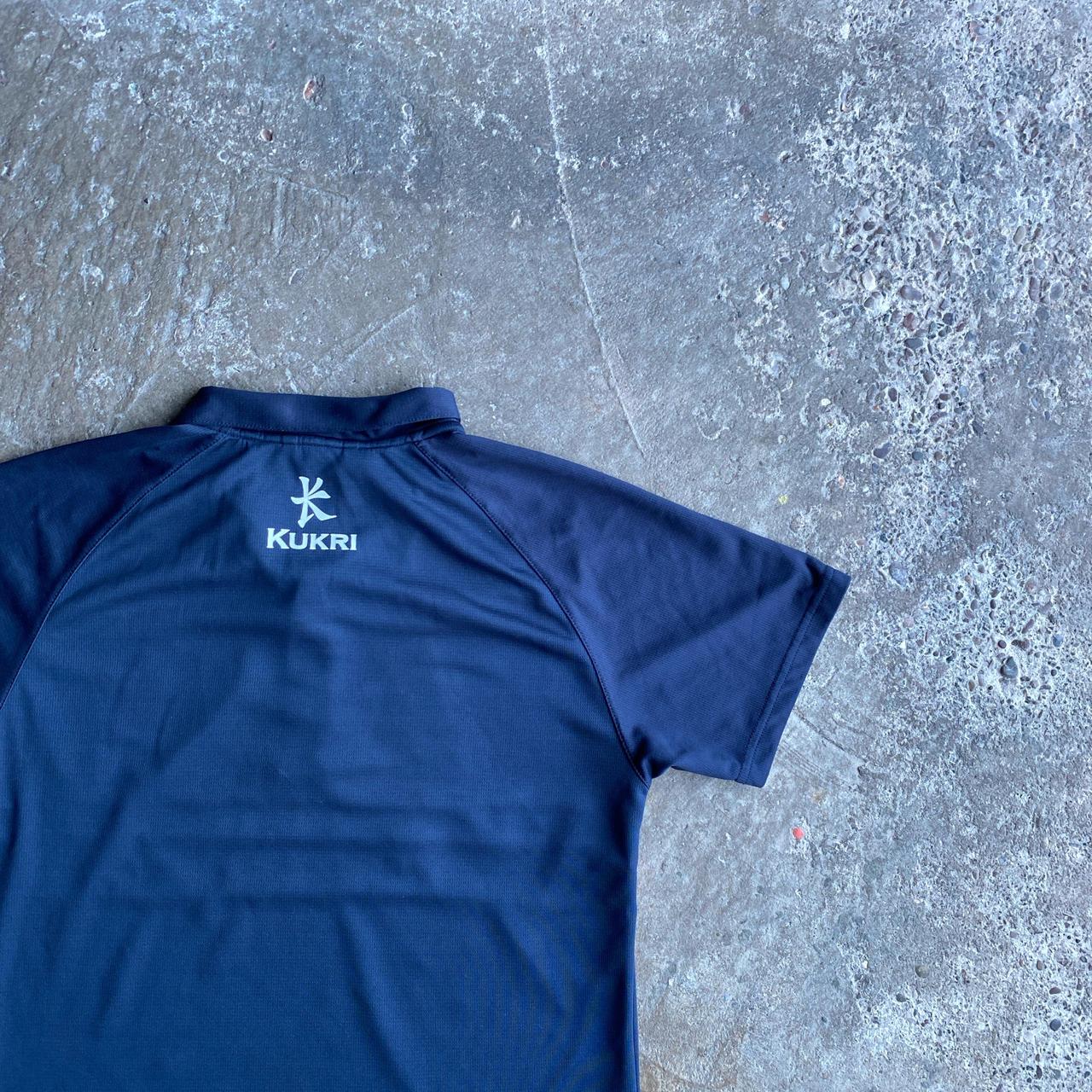 Navy Kukri England Rugby Polo Shirt - M