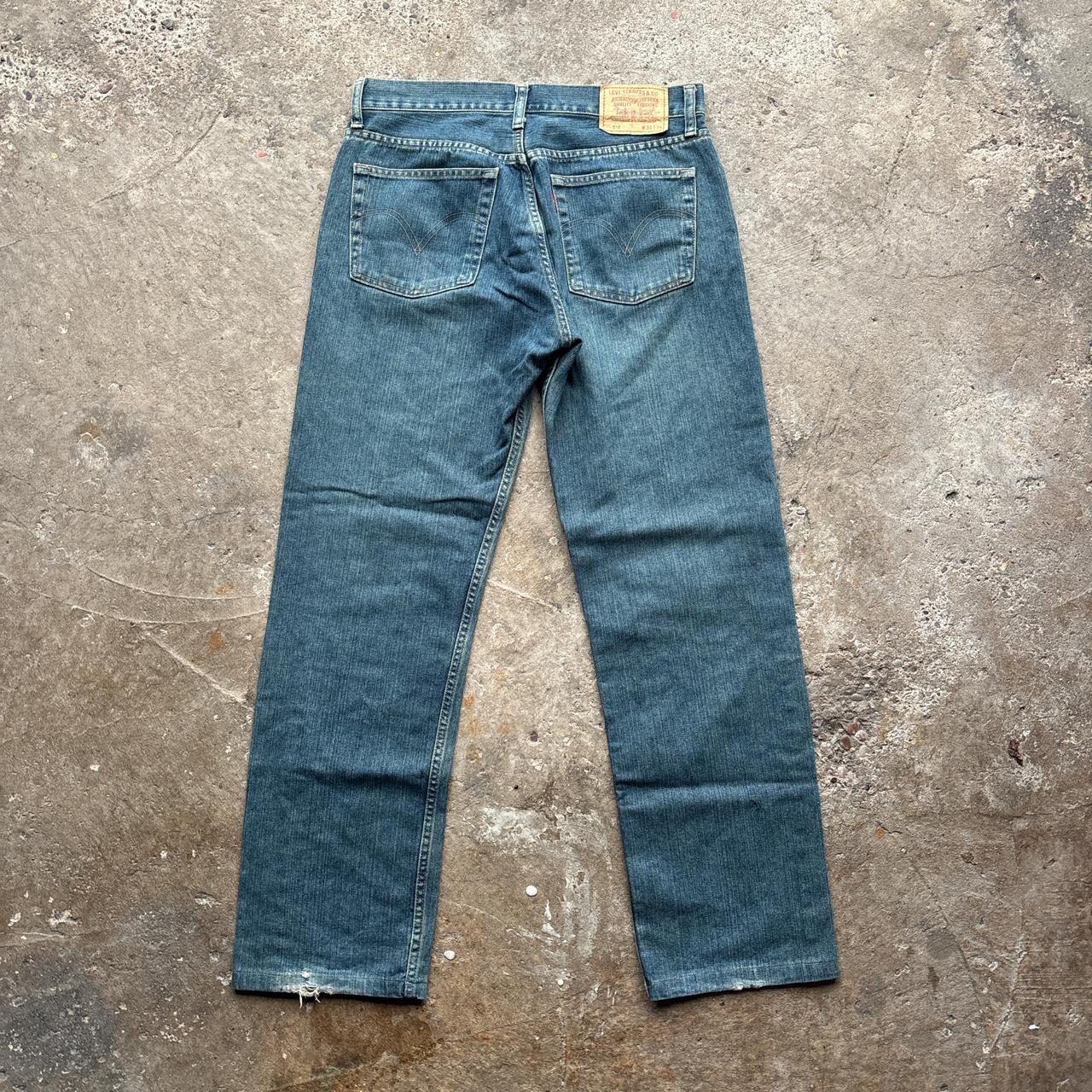 Blue denim Levi’s 512 jeans