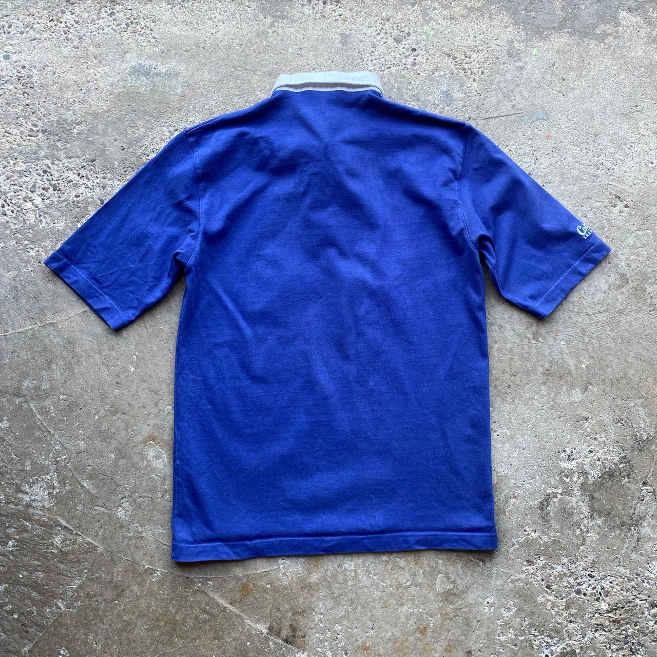 00s Blue Budweiser x Cotton Traders polo shirt - L