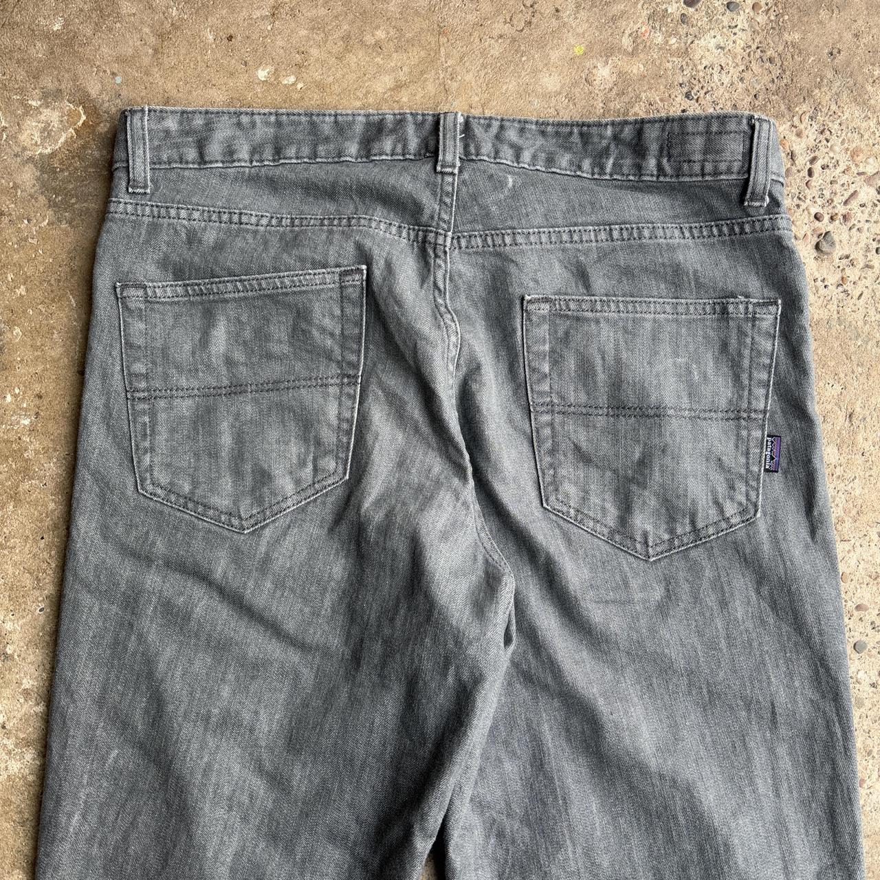 Grey Patagonia denim straight leg jeans
