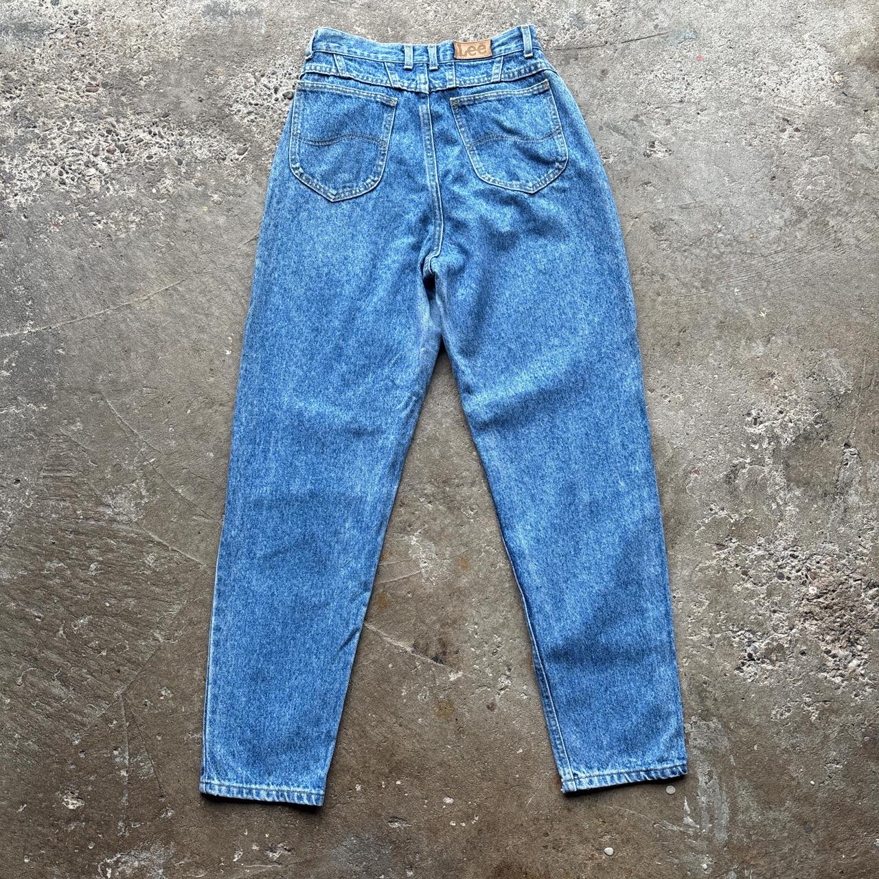 Blue Lee mom stonewashed jeans - W26