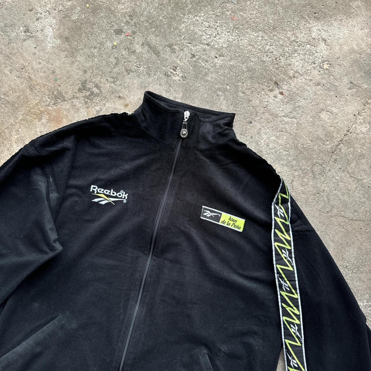 Vintage Black Reebok zipped jacket