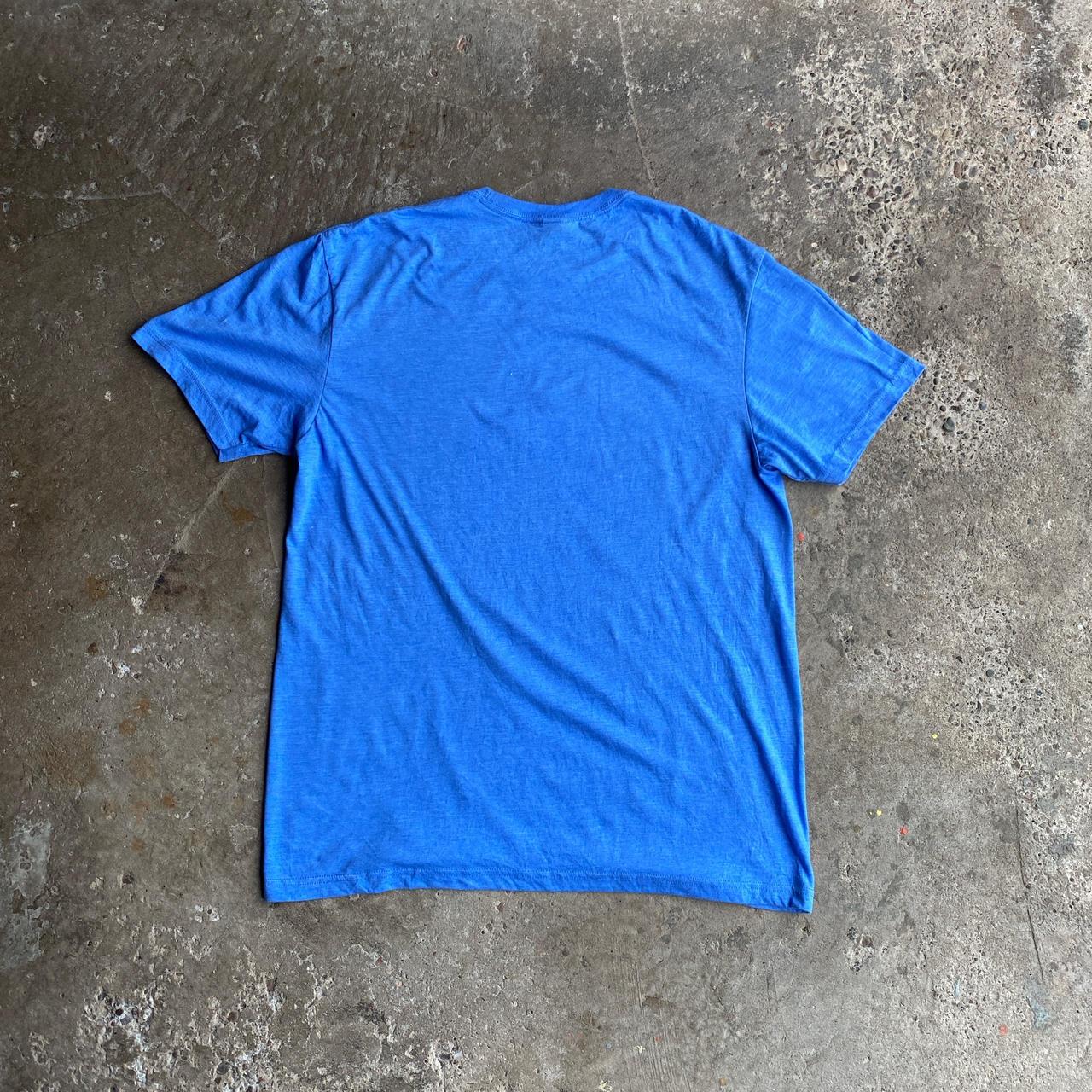 Blue Graphic ‘Hair of the Dog’ Graphic T-Shirt