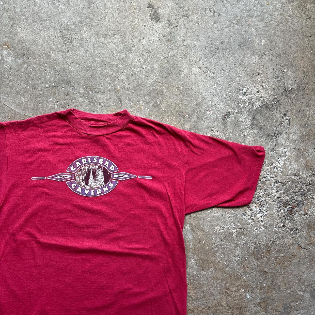Red Vintage Single Stitch Graphic T-Shirt