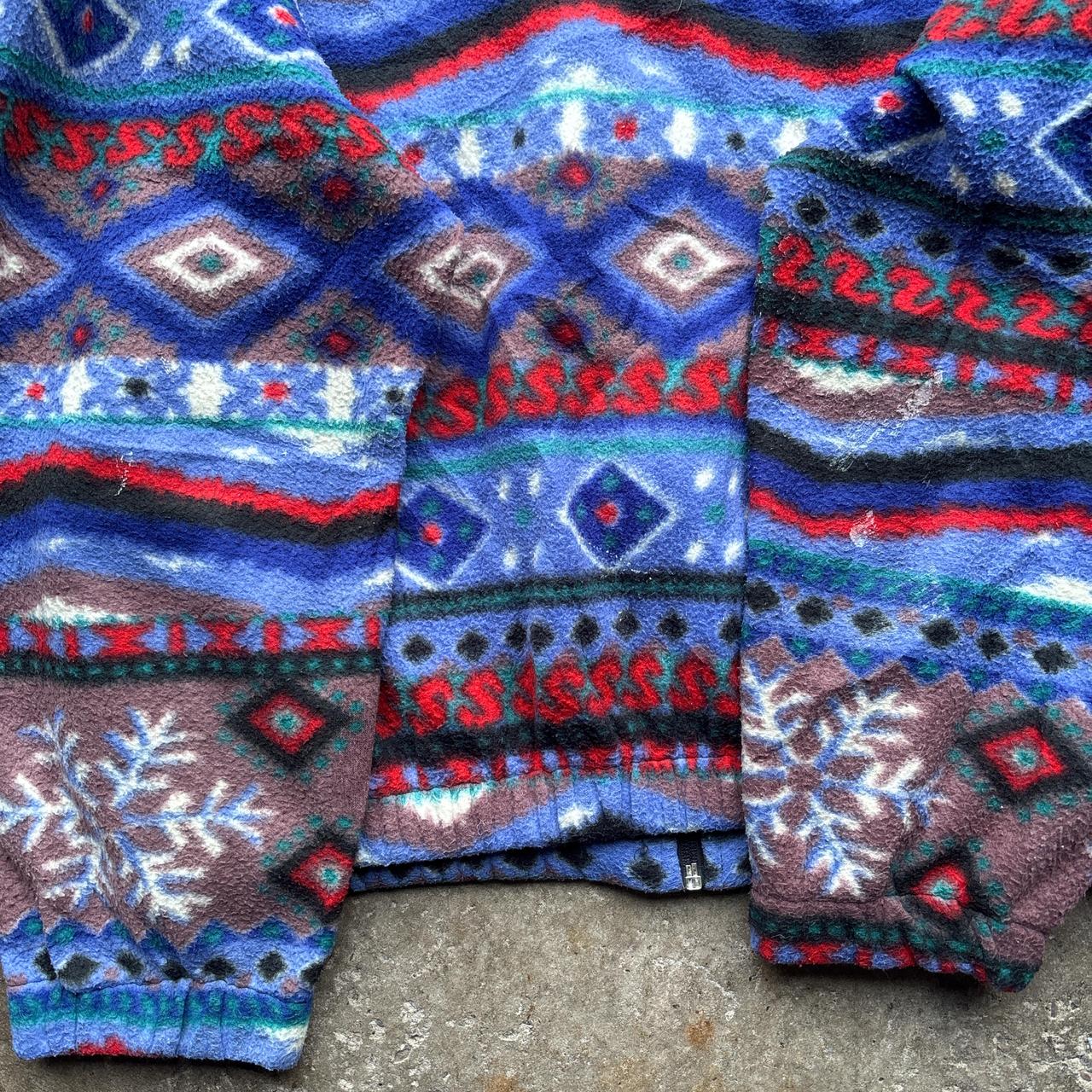 Blue Crazy winter fleece