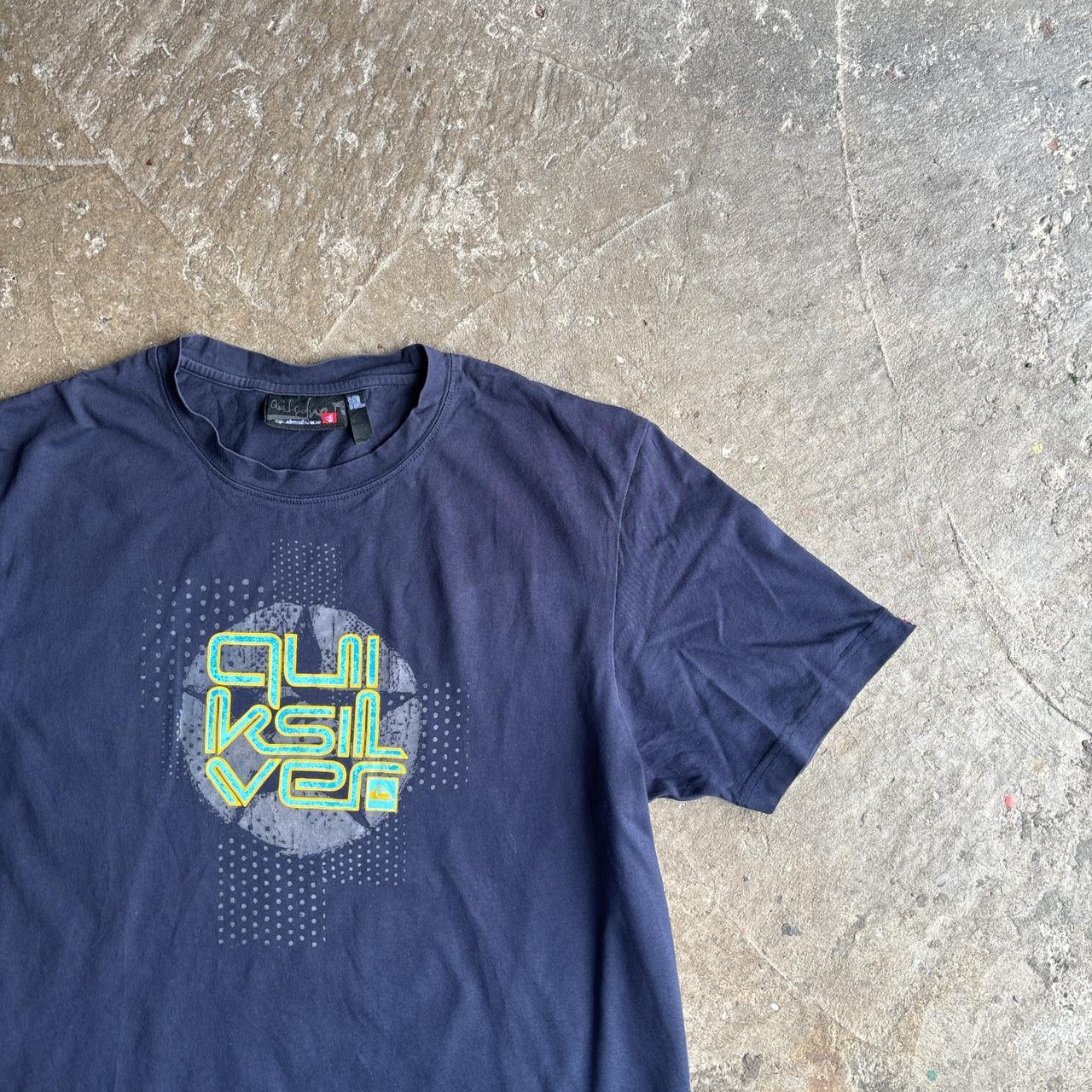 Navy Quicksilver Graphic T-Shirt