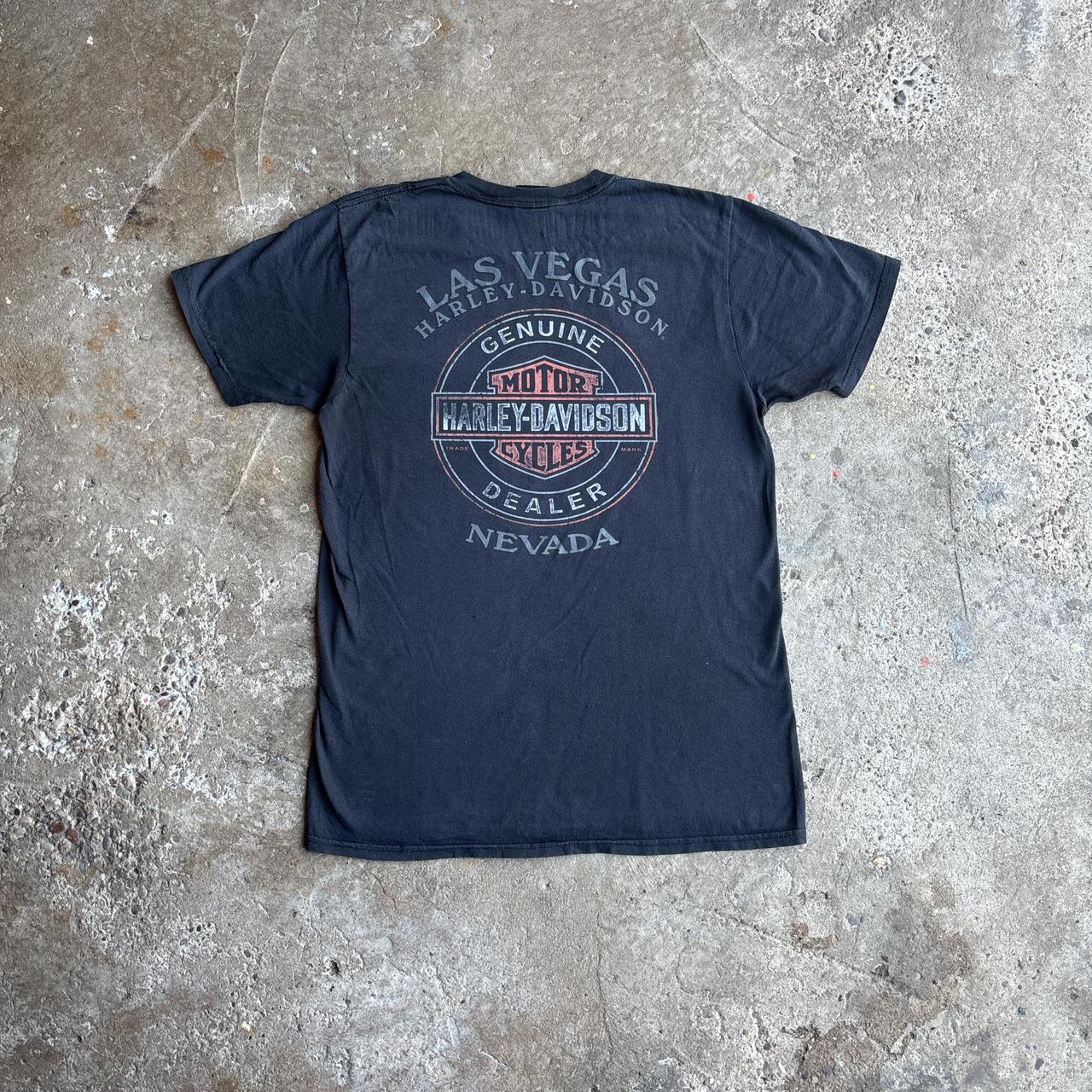 Black Harley Davidson Graphic T-Shirt