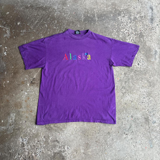 Vintage Purple Single Stitch ‘Alaska’ T-Shirt