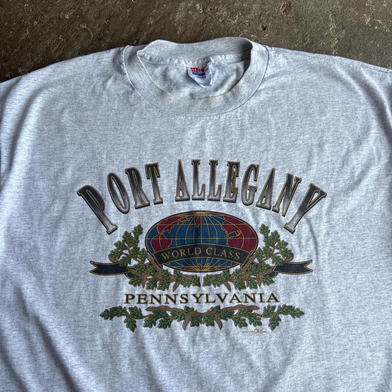90s Grey Port Allegany, Pennsylvania T-shirt - XL