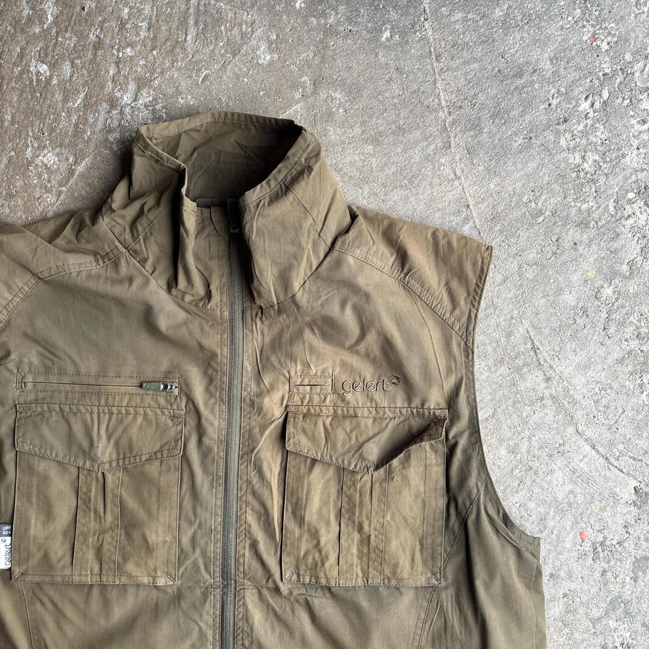 Khaki Green Gelert Technical Vest Jacket - XL
