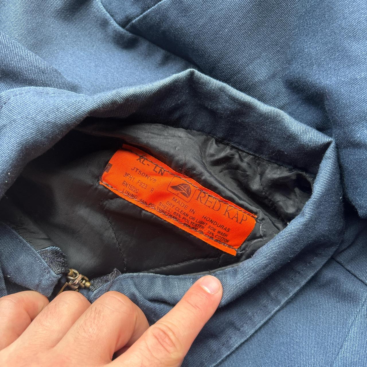 Navy Red Cap workwear jacket - XL