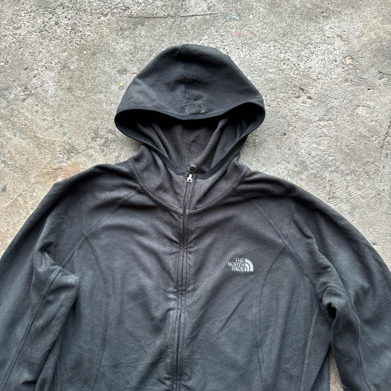 Black The North Face zip-up hoody