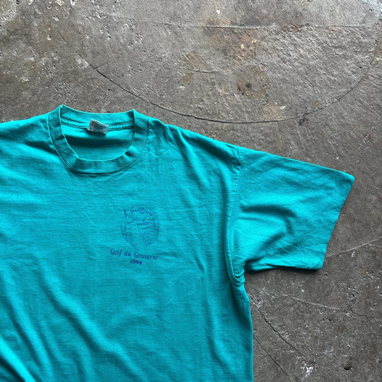 Turquoise Vintage Single Stitch Graphic T-Shirt