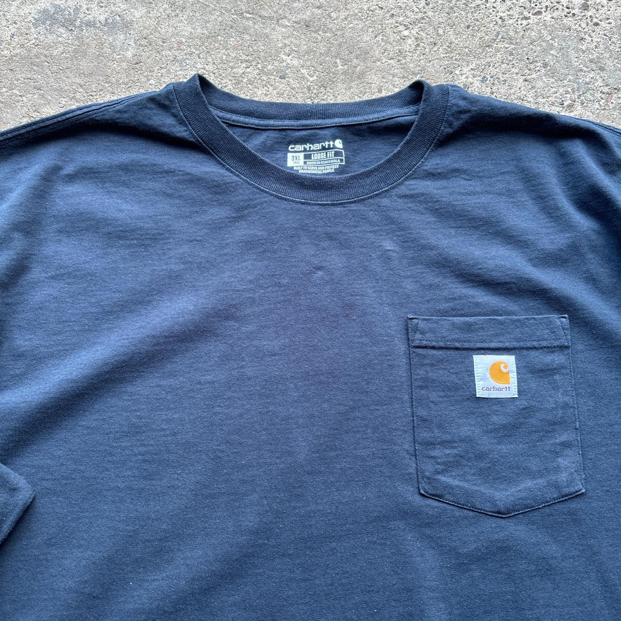 Navy Carhartt long-sleeve top - XXXL
