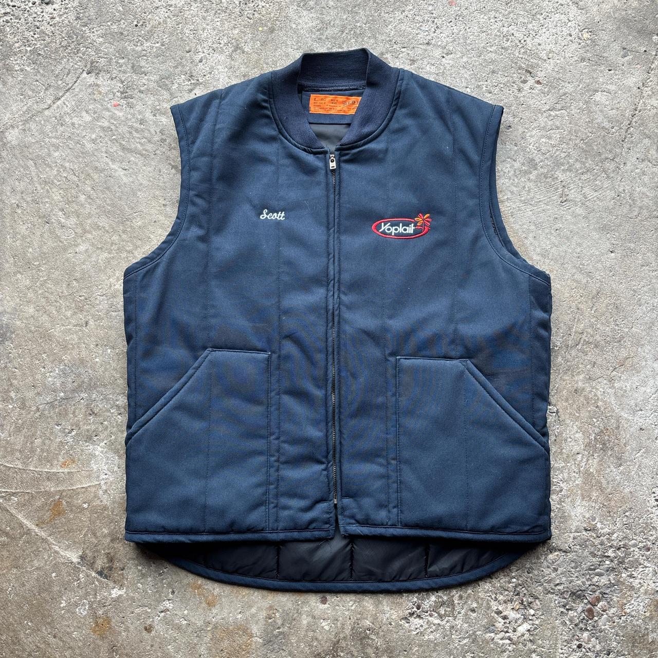 Scott’s Navy Red Kap workwear body warmer
