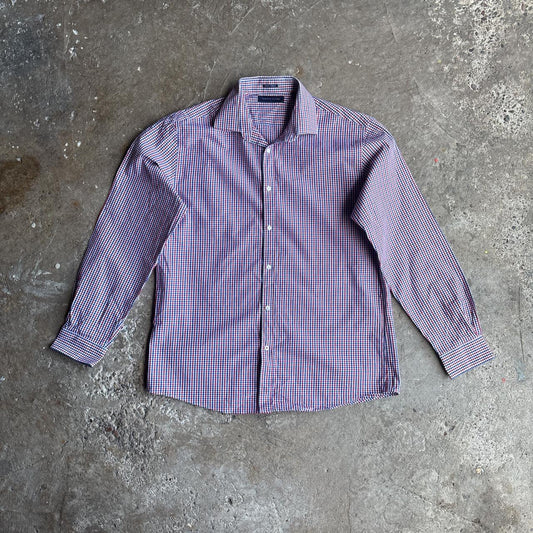 Red & Blue Gingham Tommy Hilfiger Shirt - L