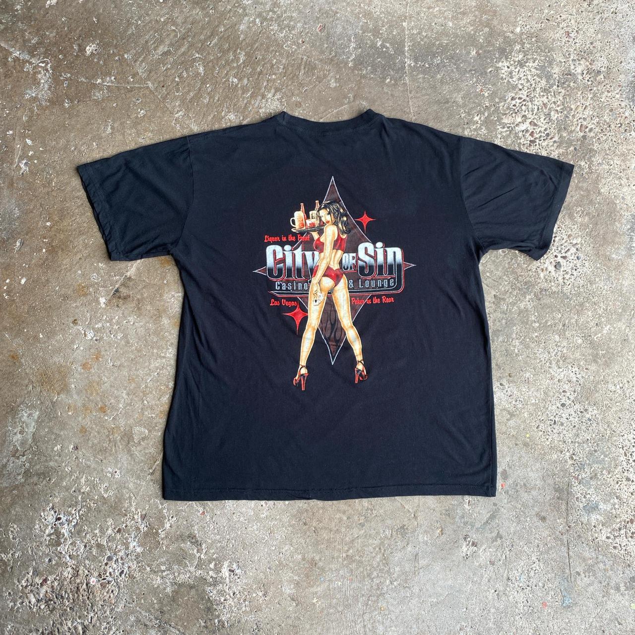 Black City of Sin Graphic T-Shirt - 2XL