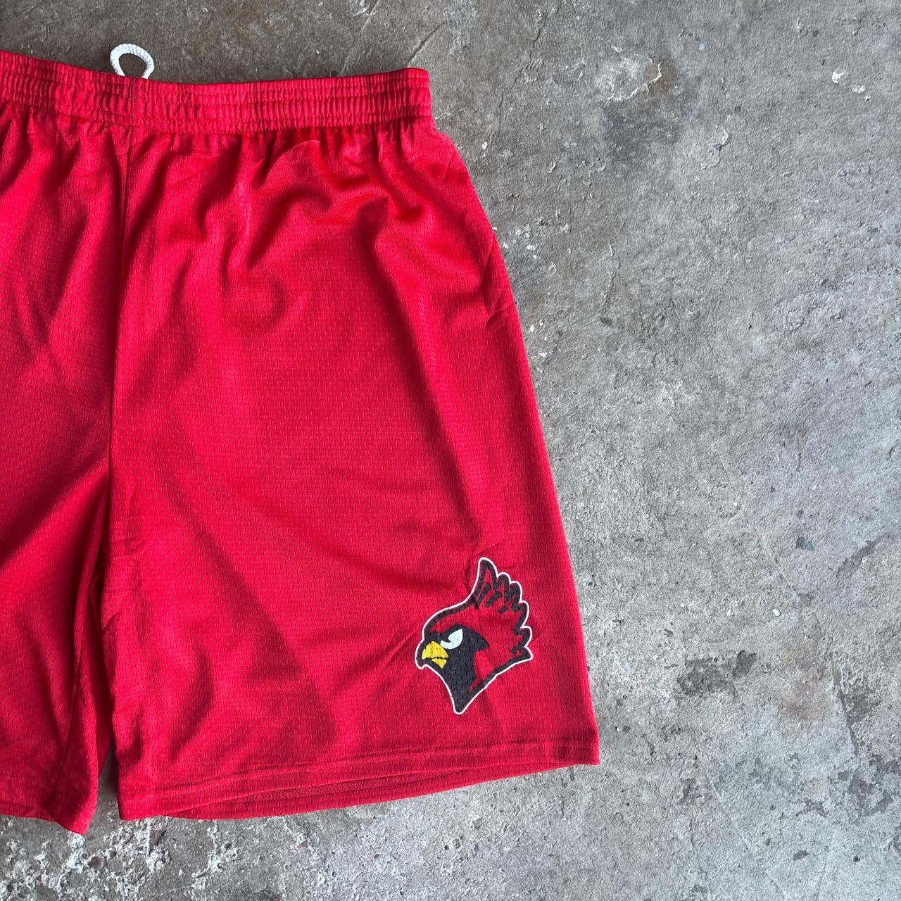 Red Basketball Shorts w/ Cardinal Logo