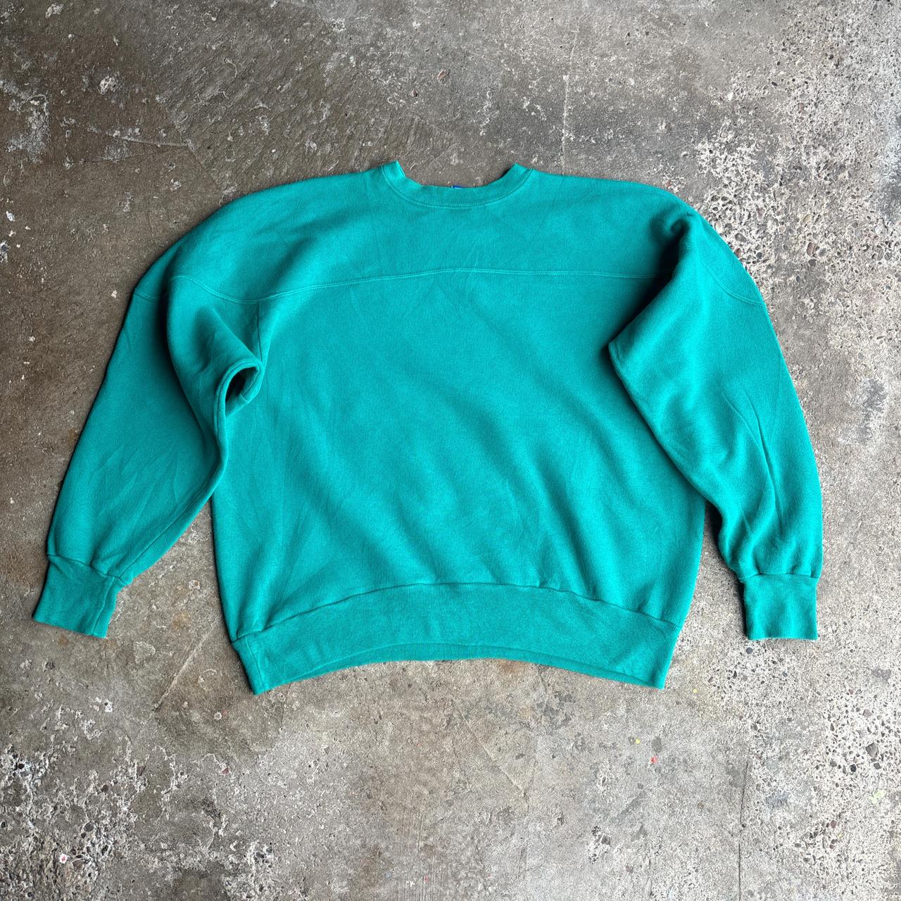 Vintage Teal Champion Sweatshirt - XL