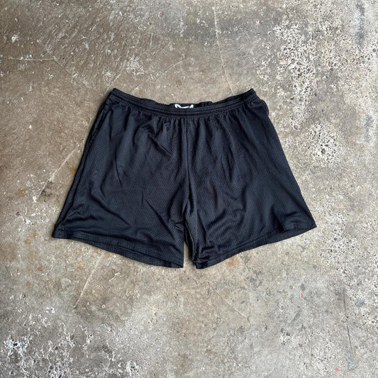 Black Hanes Mesh Sportswear Shorts
