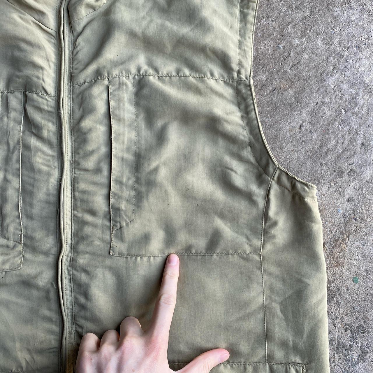 Cream Technical Outdoor Vest Jacket - XL