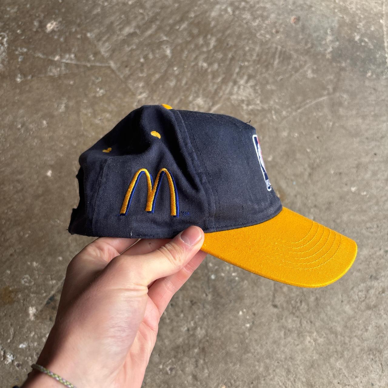 Navy & Yellow 90s NBA Logo Cap