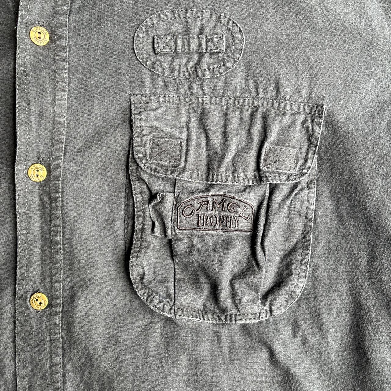 Vintage Black Camel Workwear Style Shirt