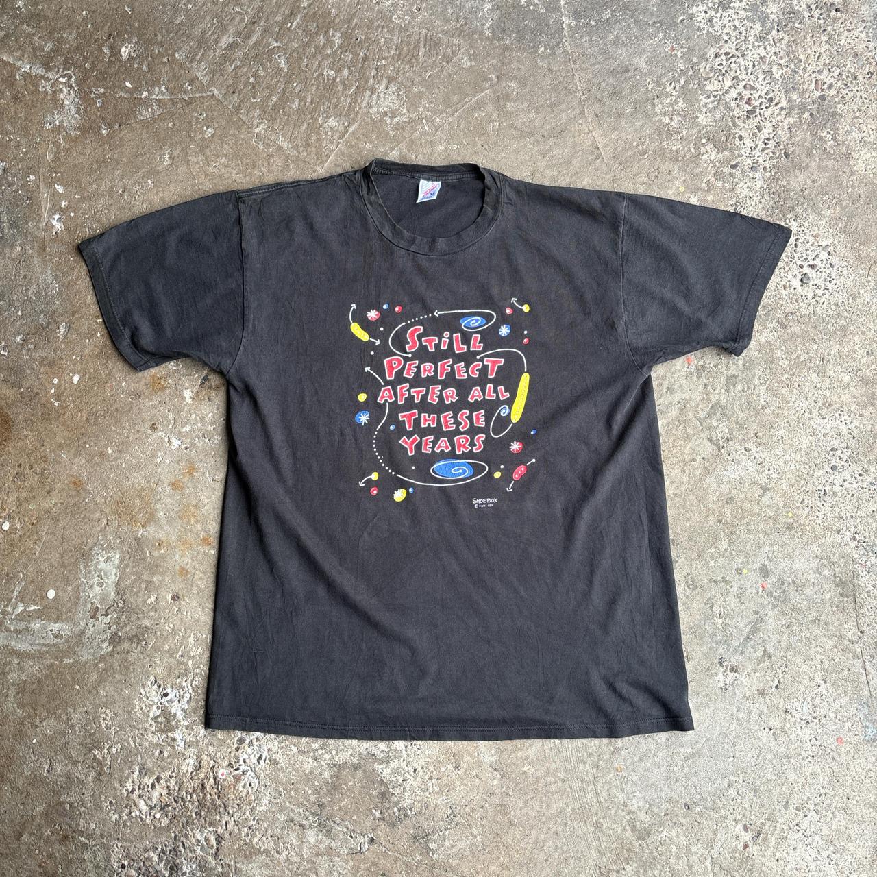 Black Vintage Graphic T-Shirt