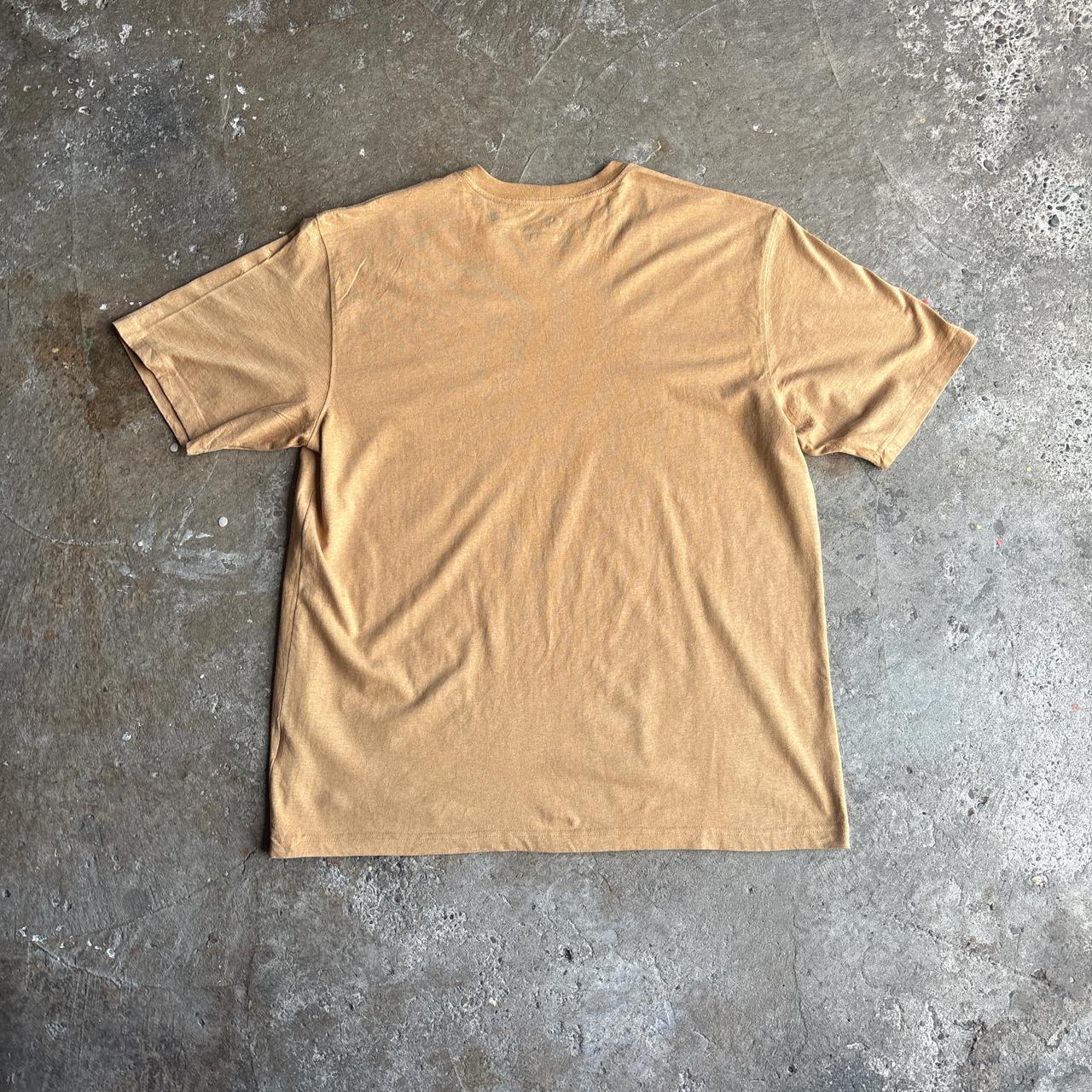 Tan Carhartt Logo Graphic T-Shirt - XL