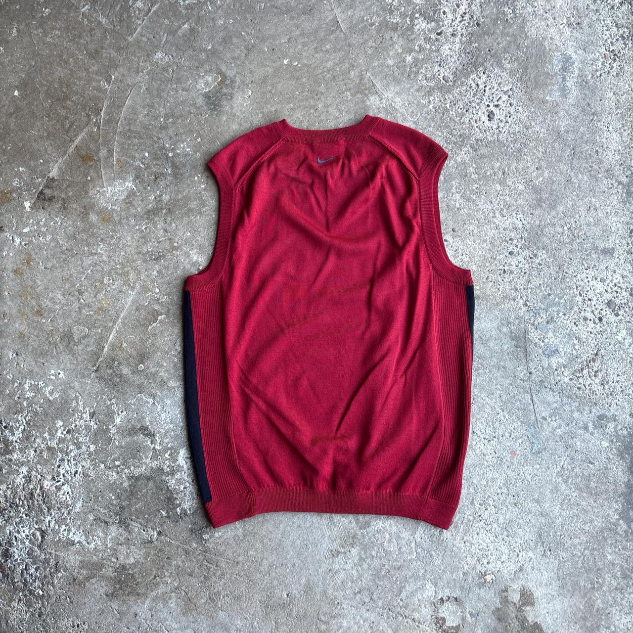 Red Nike Golf Sweater Vest