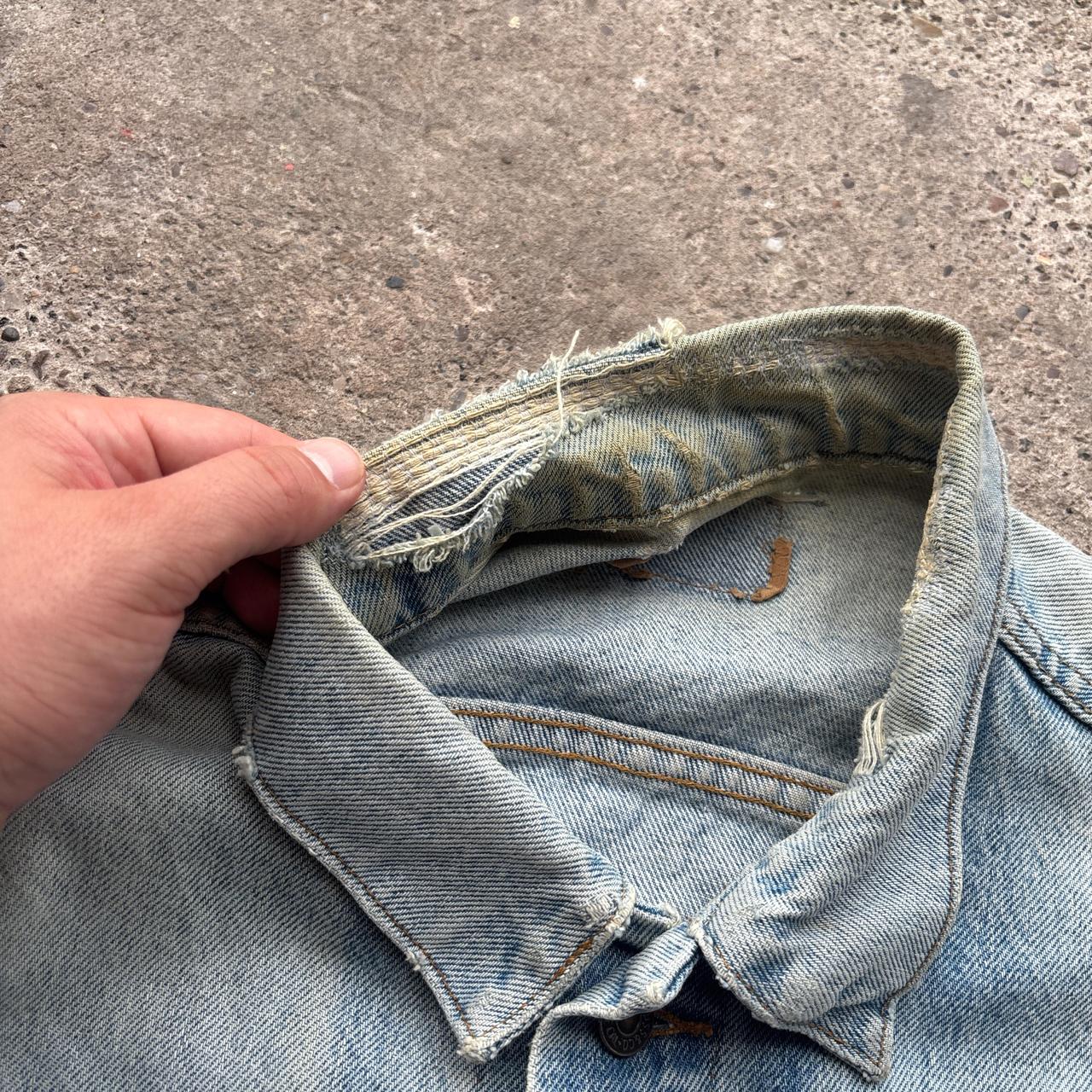 80s Blue Denim Levi’s jacket - XXL