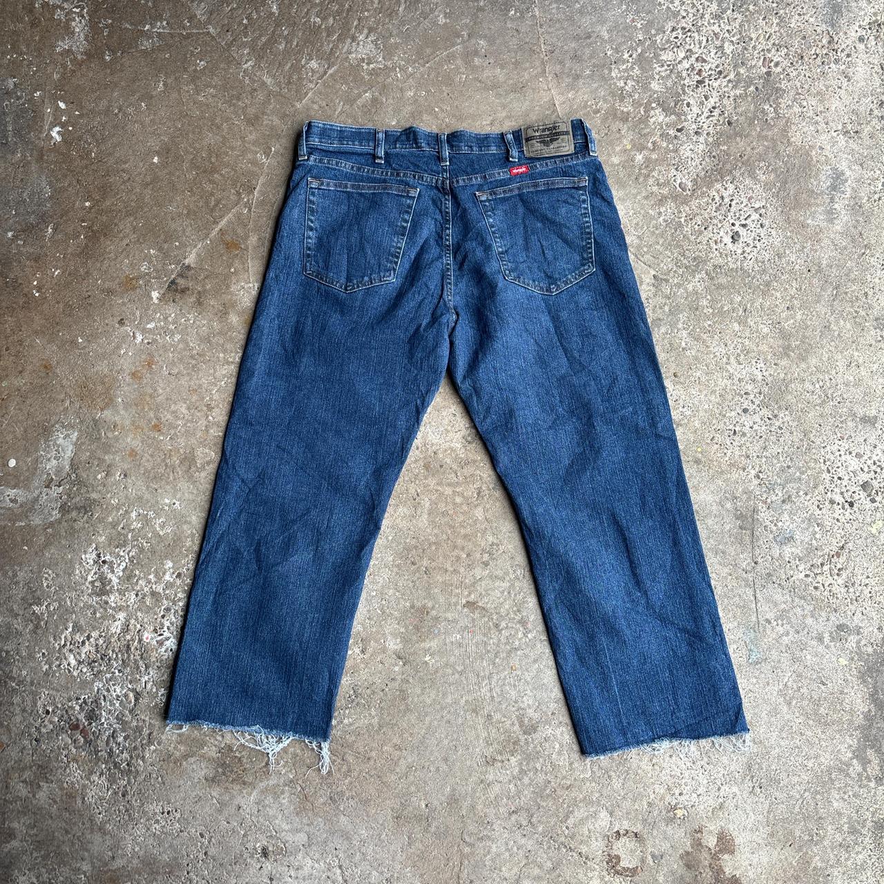 Blue Wrangler Cut Denim Jeans