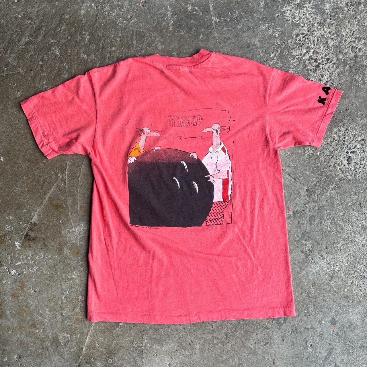 Carol’s pink bowling t-shirt