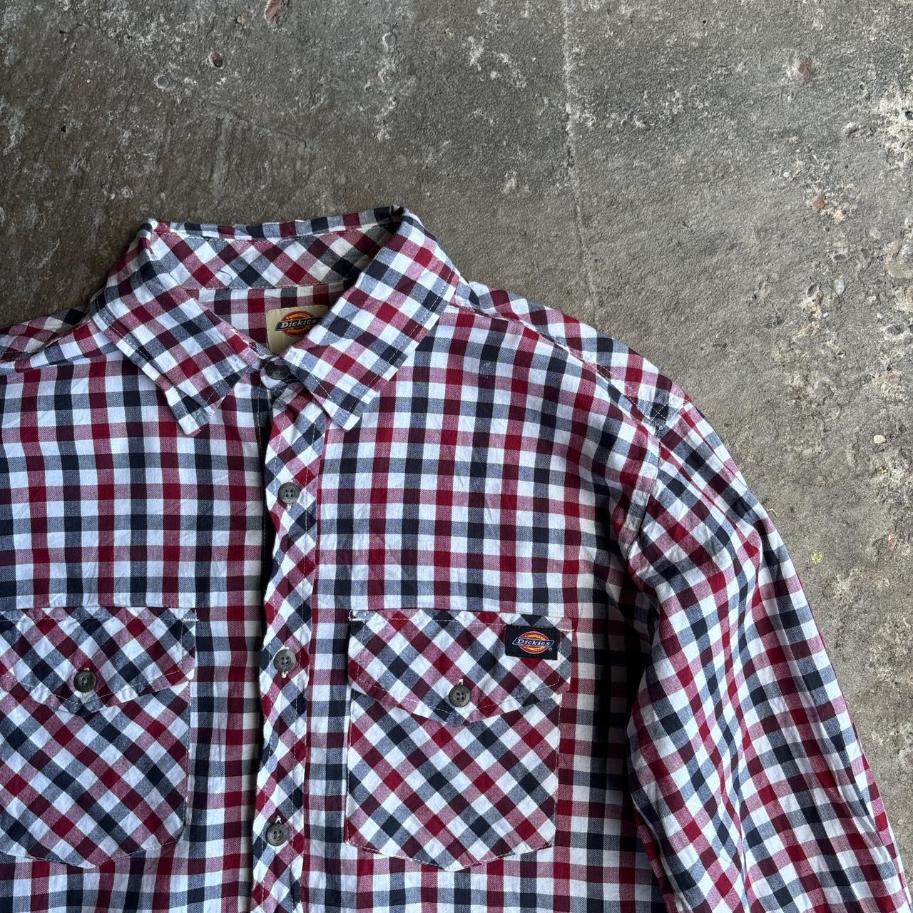 Red & Black Checkered Dickies Shirt