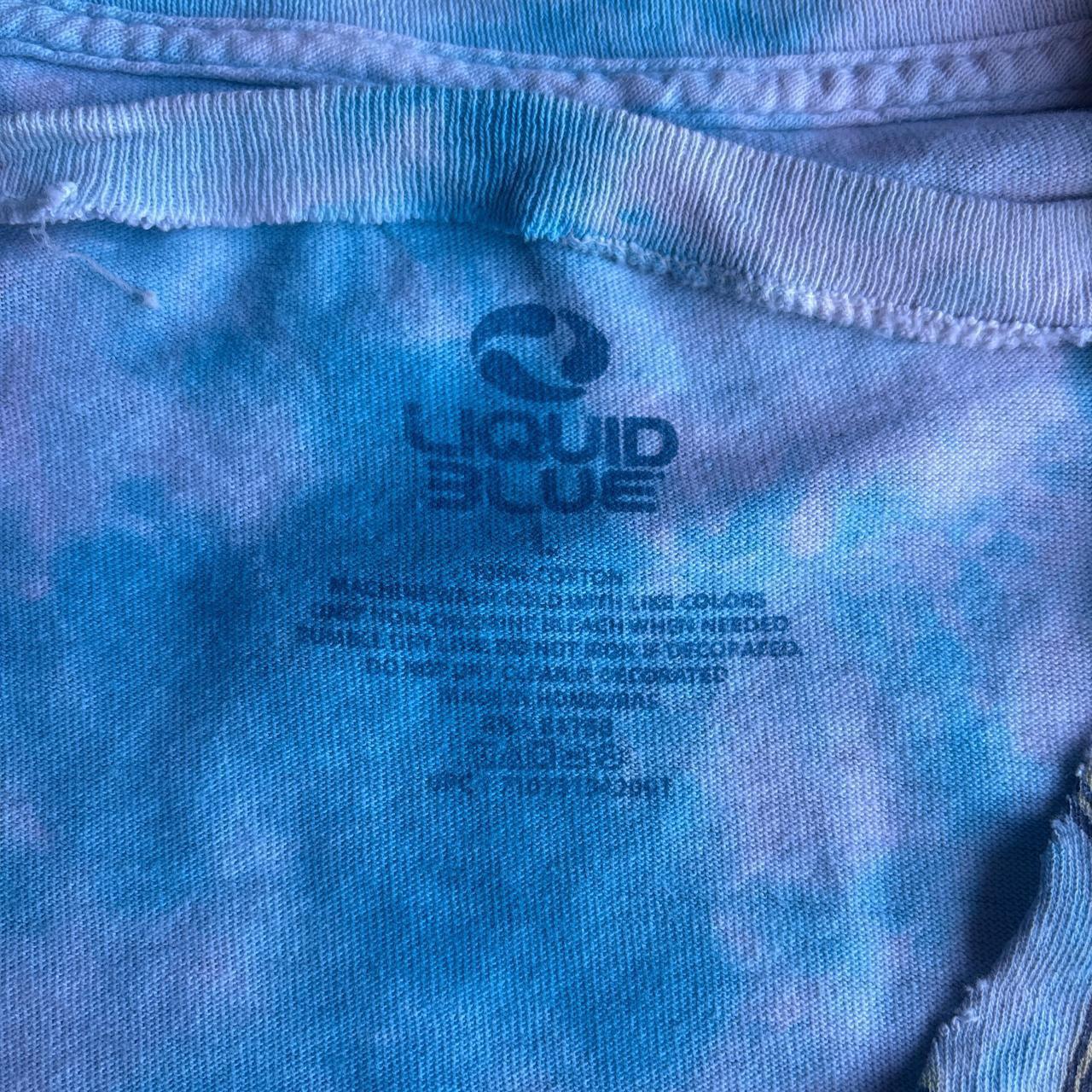 Liquid Blue Alice in the Wonderland Hookah Psychedelic Tie Dye T-shirt