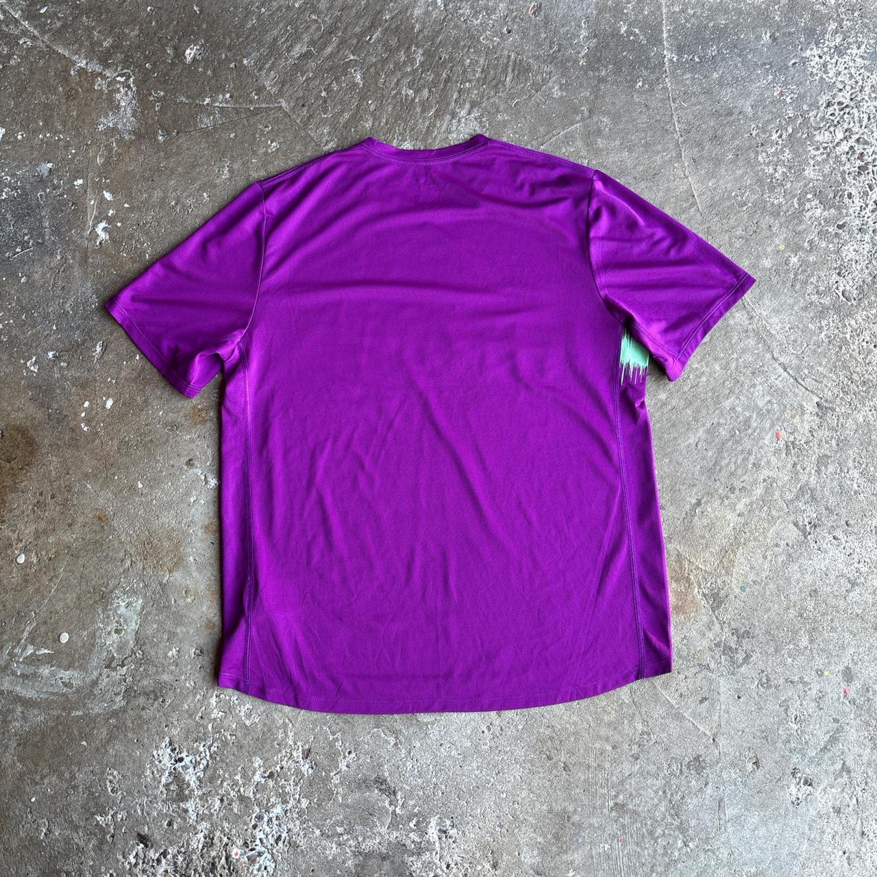 Purple Nike Running Dri-Fit T-Shirt