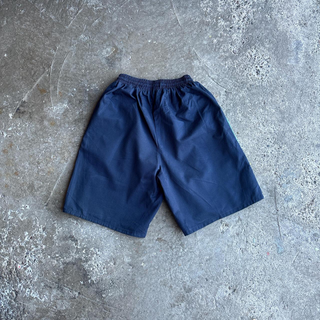Navy & Teal ‘Warbler’ 100% Cotton Shorts