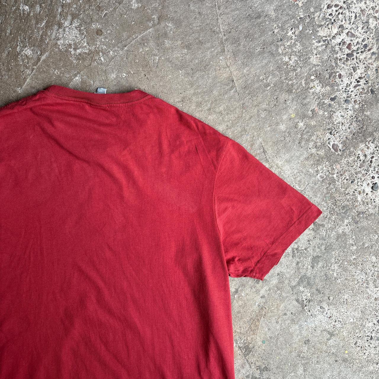 Red Bench Logo Design T-Shirt - XL
