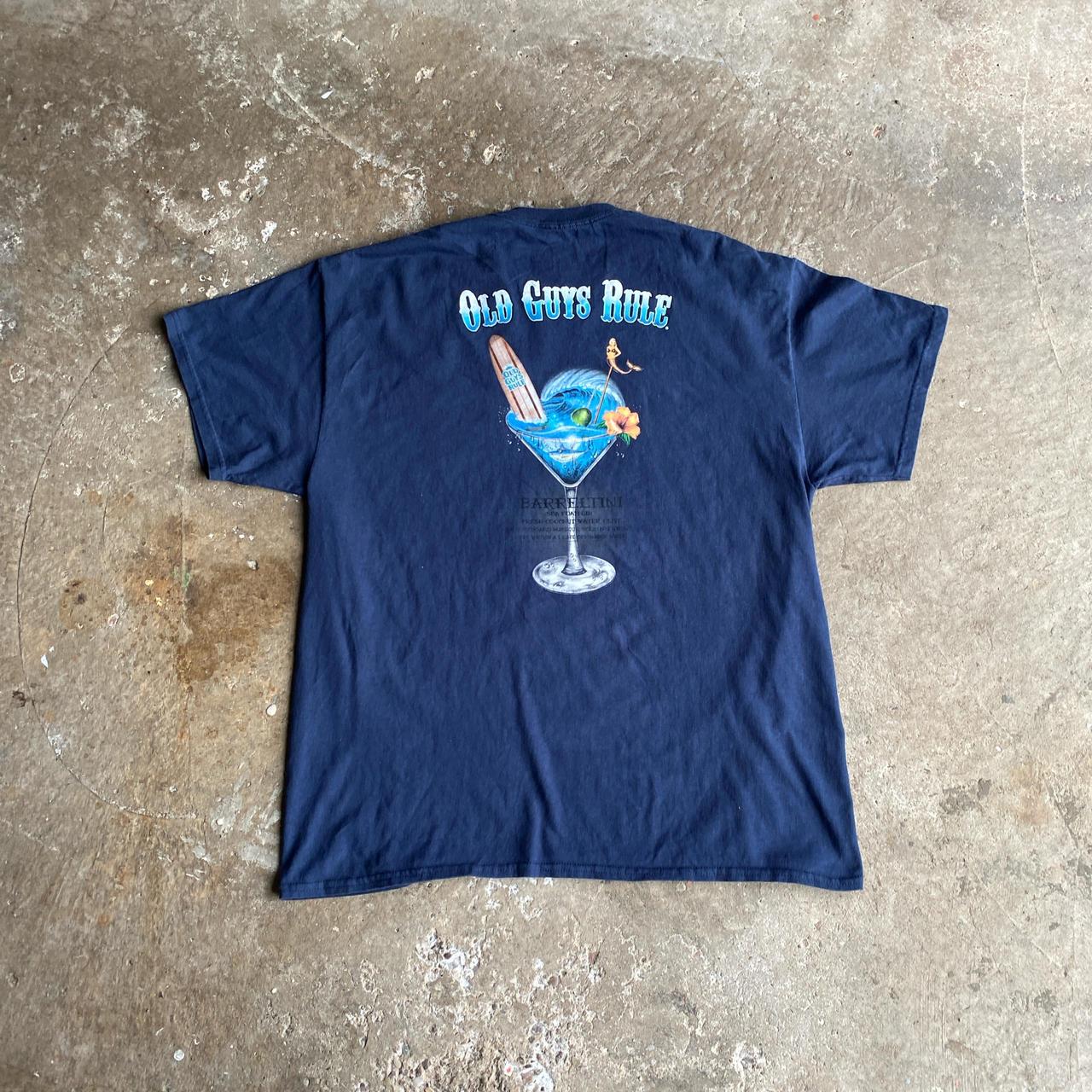 Navy ‘Old Guys Rule’ Graphic Bar T-Shirt